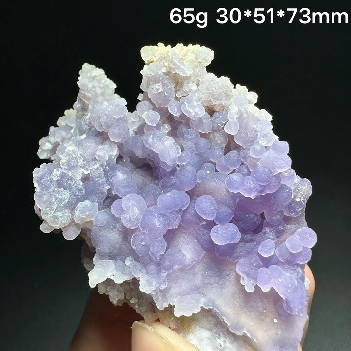 Grape Agate Crystal Cluster Botryoidal Geode Specimen