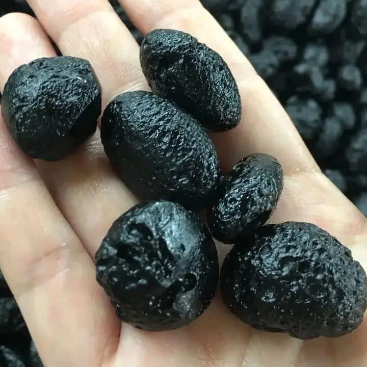 Black Tektite Natural Meteorite Specimen Space Stone