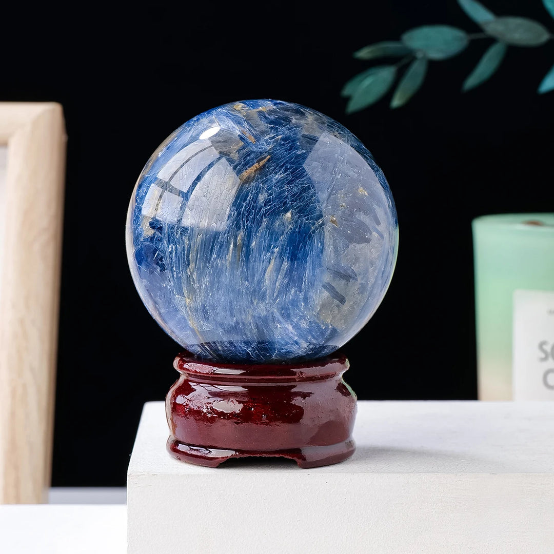 Blue Kyanite Crystal Sphere