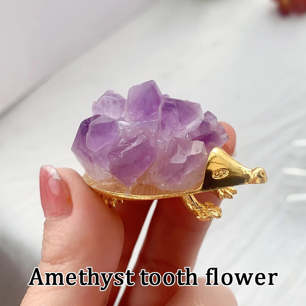 Crystal Hedgehog Figurine