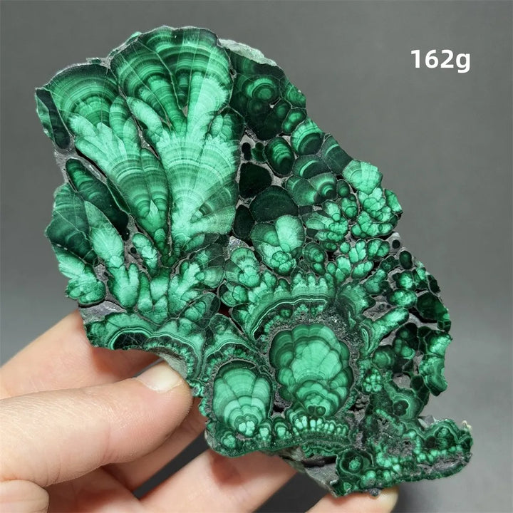 Malachite Raw Crystal Natural Stone Slice Mineral Slab