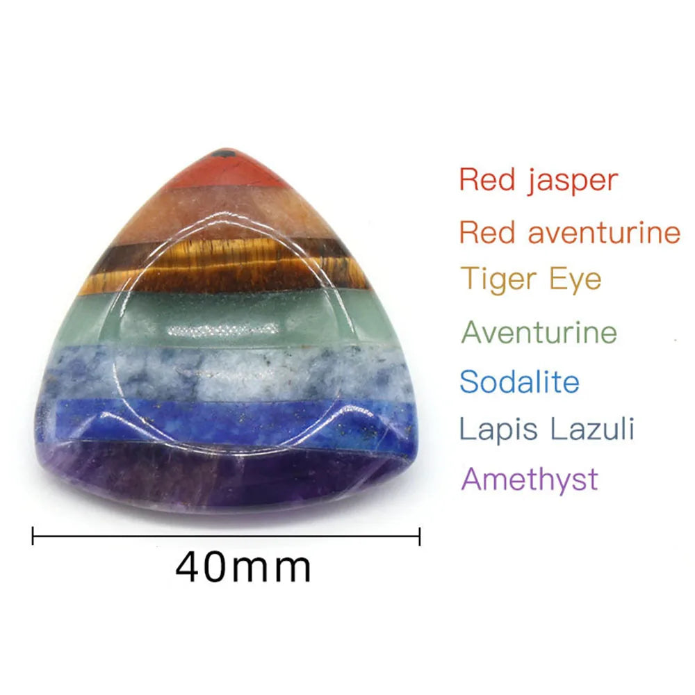 Seven Chakra Crystal Fused Polished Stone Collection