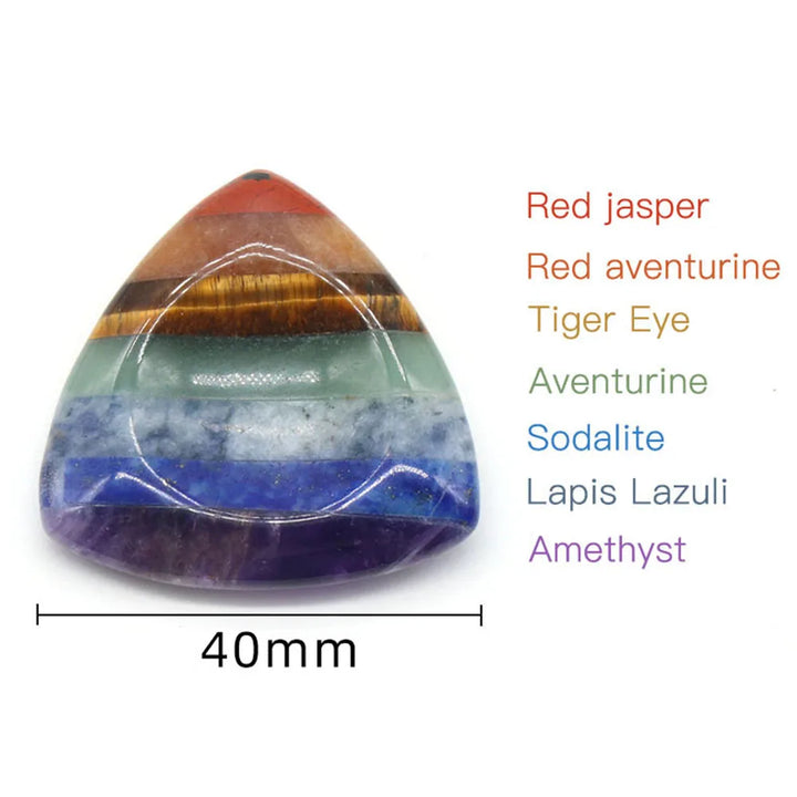 Seven Chakra Crystal Fused Polished Stone Collection
