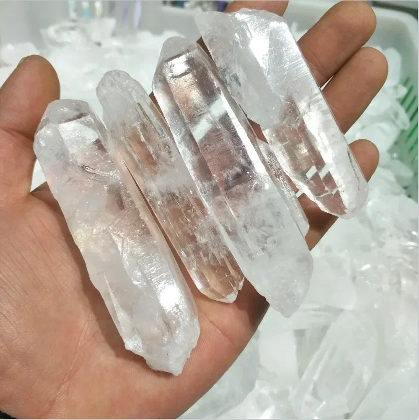 Clear Quartz Lemurian Seed Crystal Double Terminated Point