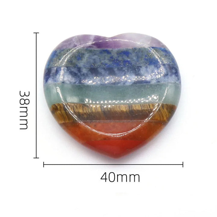 Seven Chakra Crystal Fused Polished Stone Collection