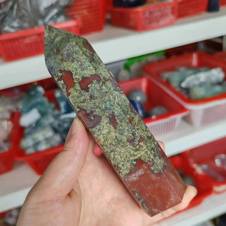 Dragon Blood Stone Crystal Tower Healing Obelisk Point