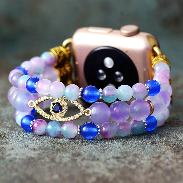 Fluorite Evil Eye Apple iWatch Band