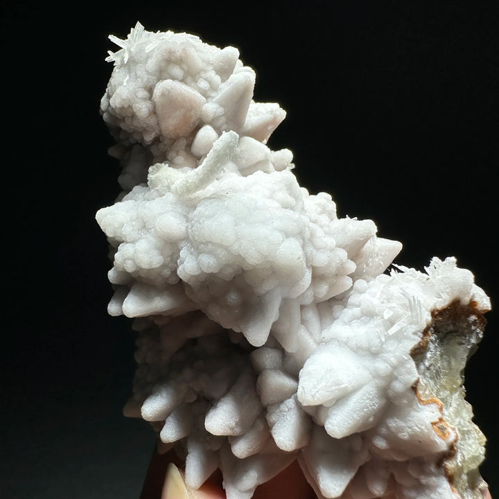 Scolecite Cluster with Calcite