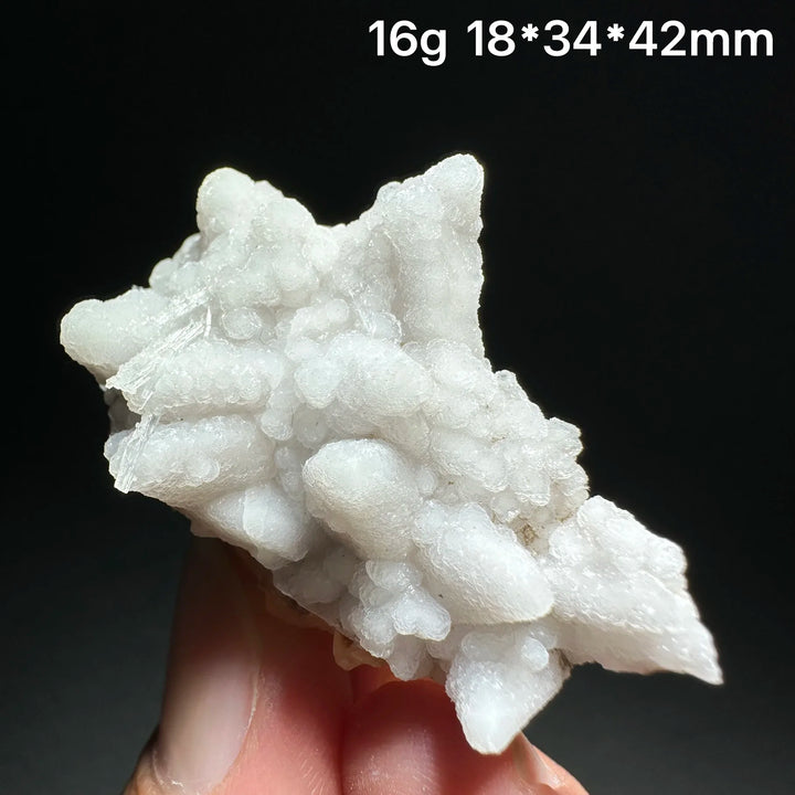 Scolecite Cluster with Calcite