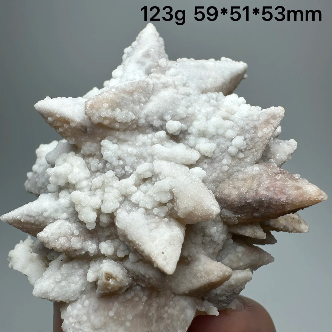 Scolecite Cluster with Calcite