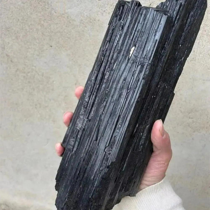 Black Tourmaline Raw Crystal Specimen