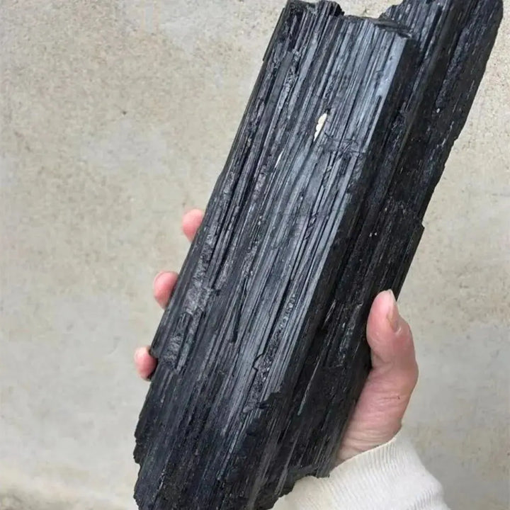 Black Tourmaline Raw Crystal Specimen
