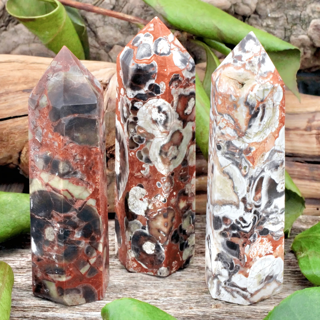 Money Agate Crystal Tower
