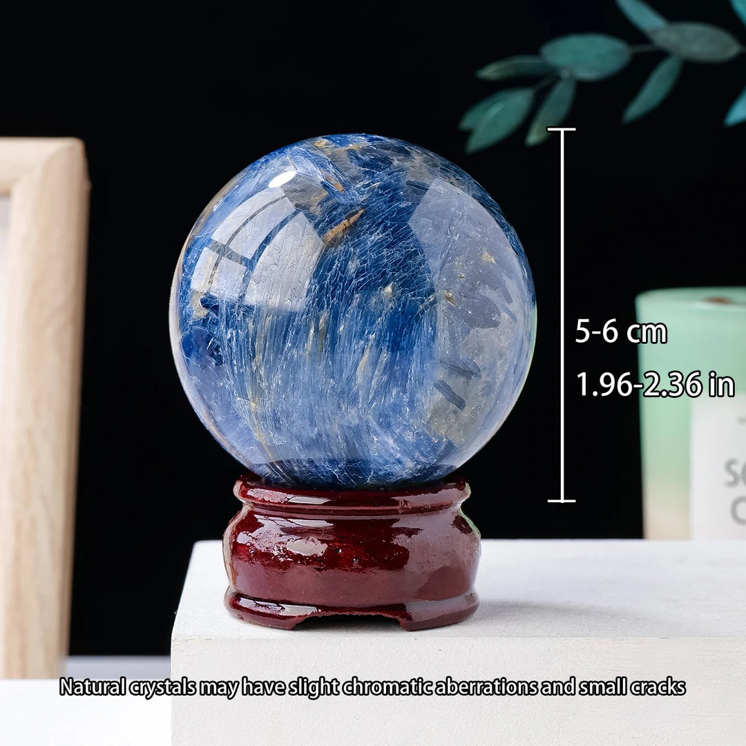 Blue Kyanite Crystal Sphere