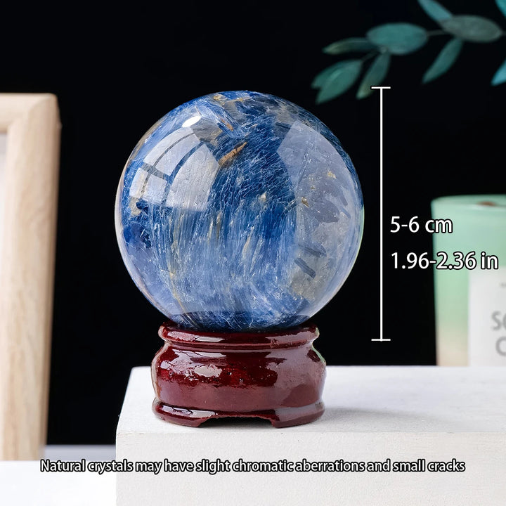 Blue Kyanite Crystal Sphere
