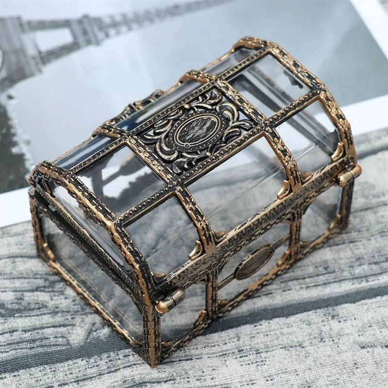Plastic Pirate Treasure Box Crystal and Gem Storage