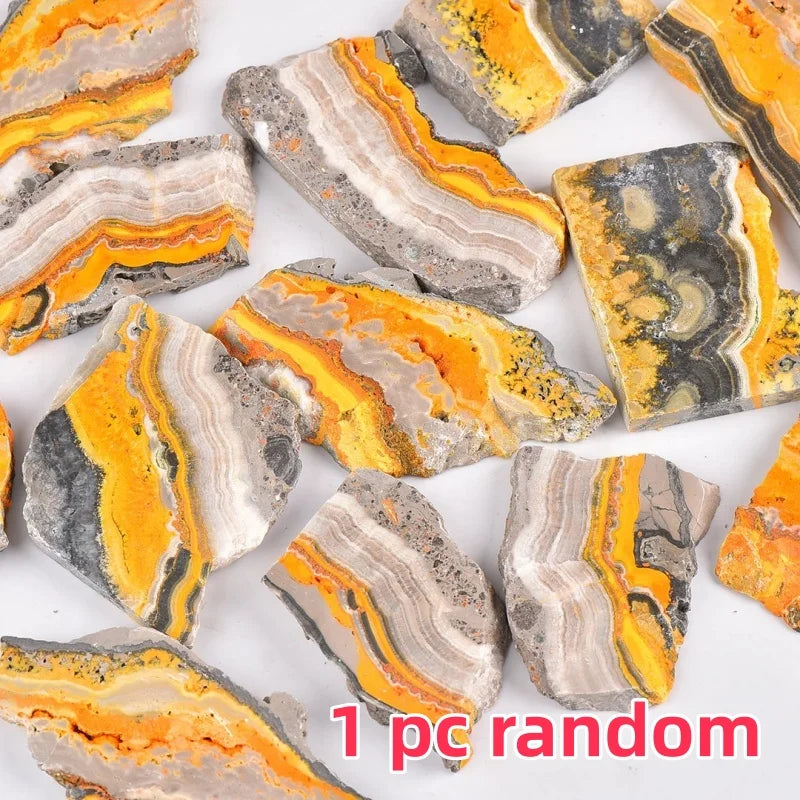 Bumblebee Jasper Crystal Slice (Rare)