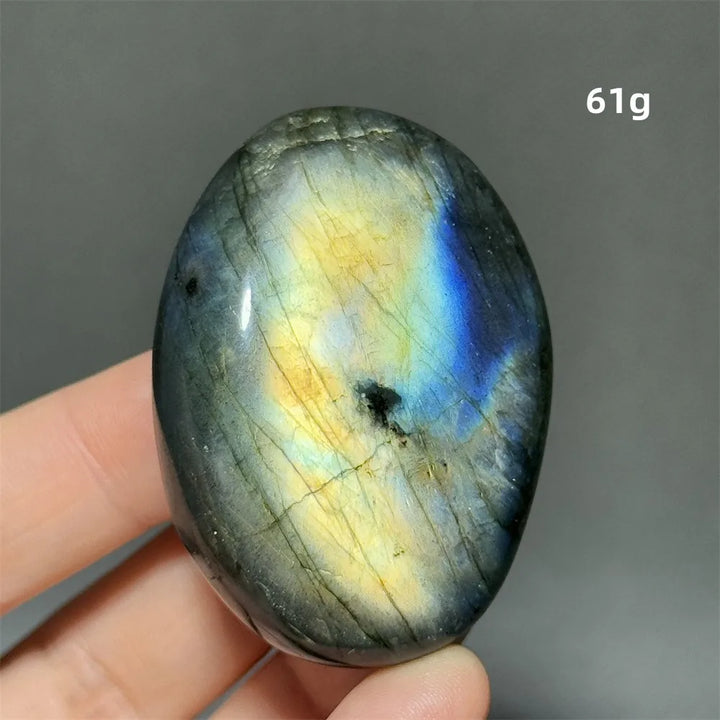 Labradorite Crystal Polished Palm Stone