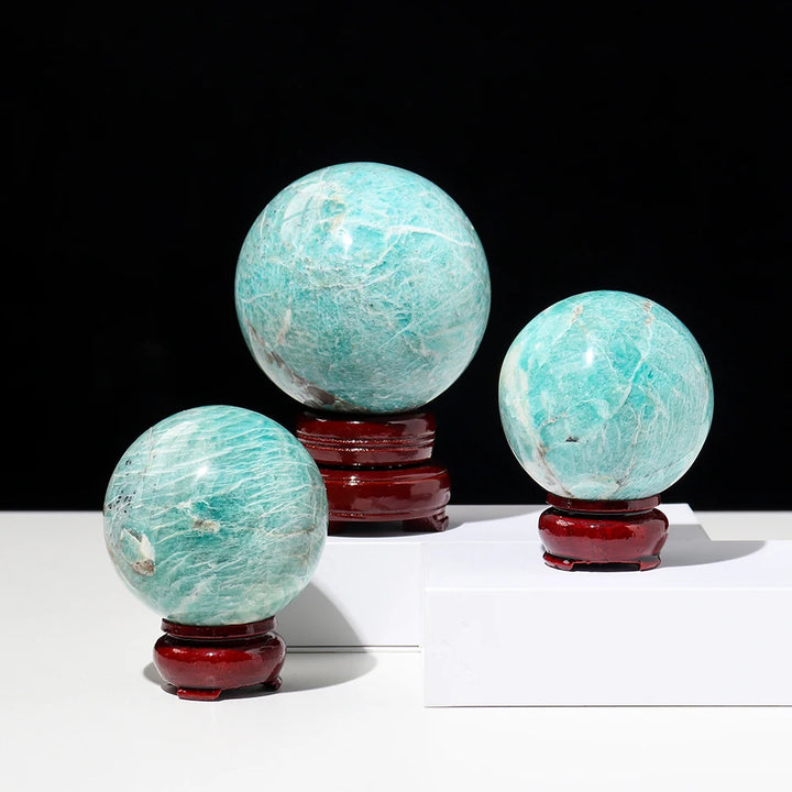 Amazonite Crystal Sphere