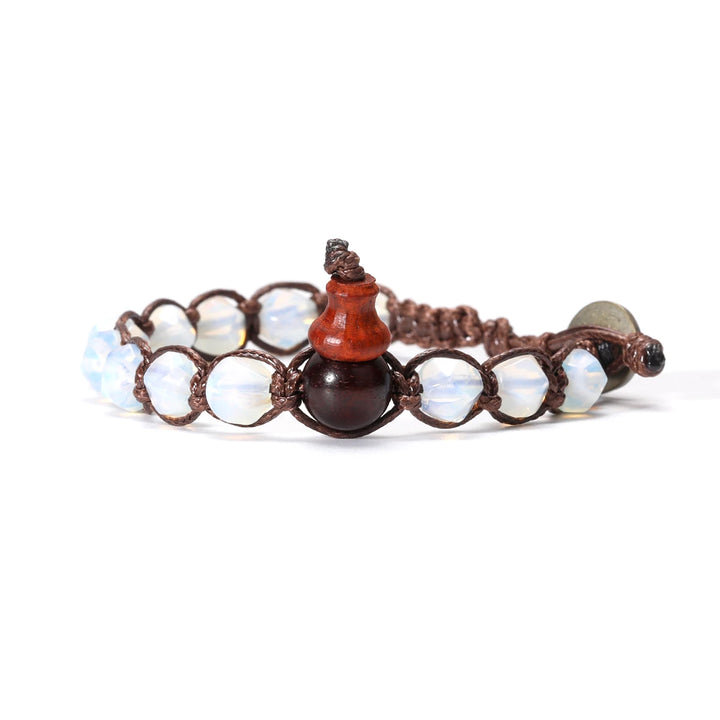 Natural Stone Handwoven Adjustable Unisex Bracelet
