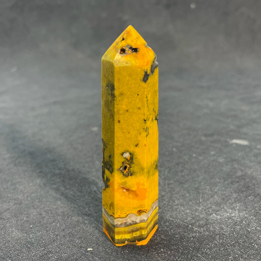 Bumblebee Jasper Crystal Tall Towers