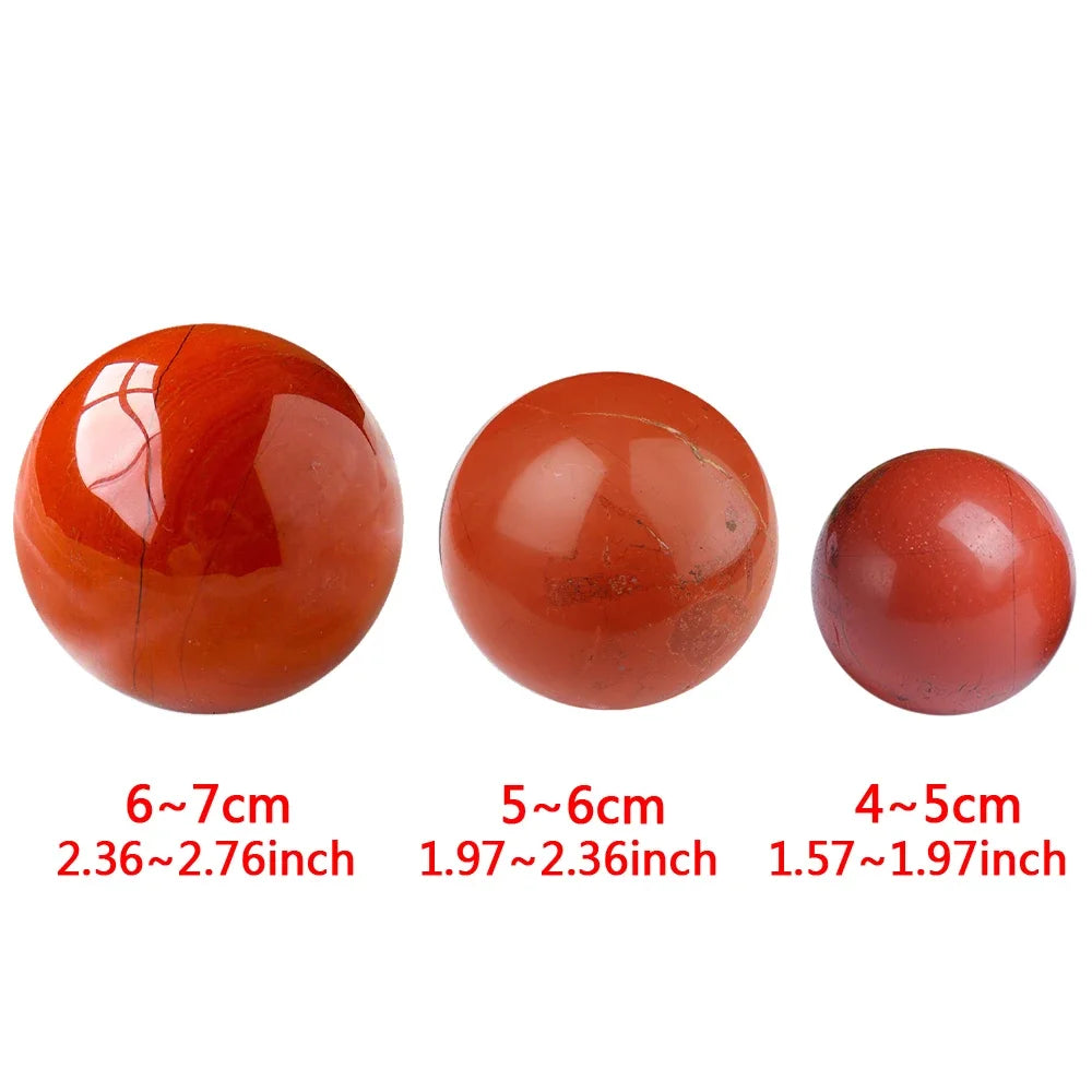 Red Jasper Crystal Polished Sphere
