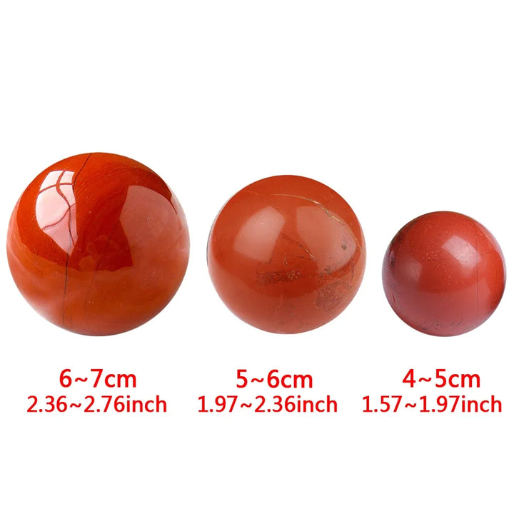 Red Jasper Crystal Polished Sphere