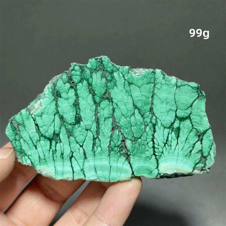 Malachite Raw Crystal Natural Stone Slice Mineral Slab