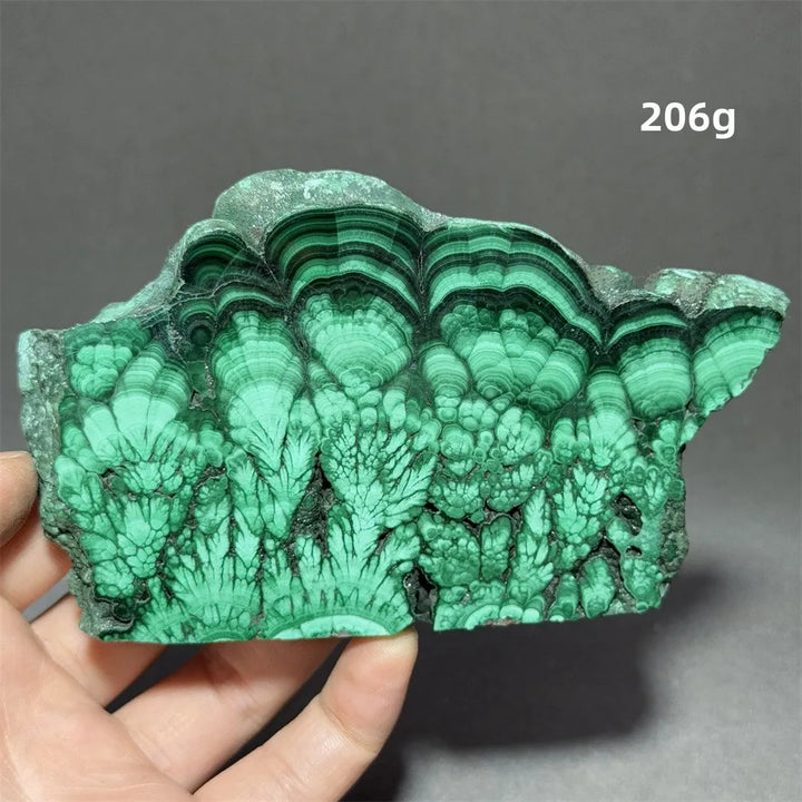 Malachite Raw Crystal Natural Stone Slice Mineral Slab