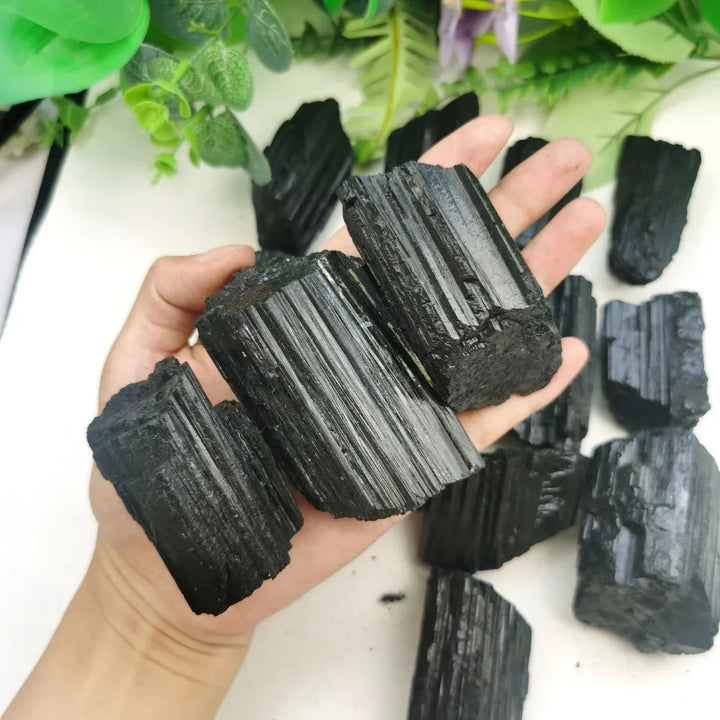 Black Tourmaline Raw Crystal Specimen