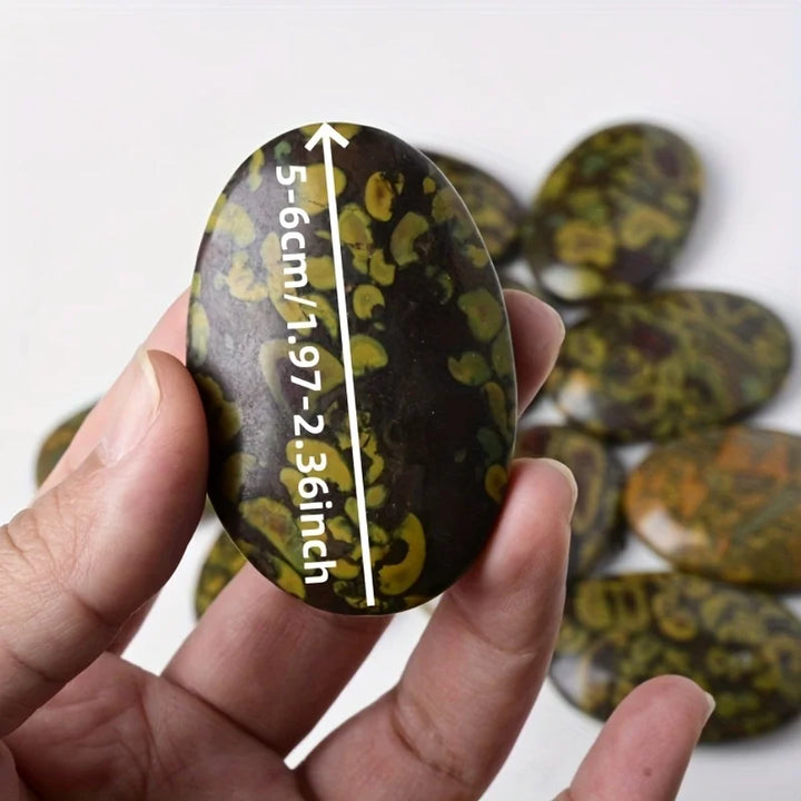 Ajooba Jasper Crystal Polished Palm Stone
