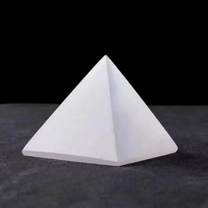 Selenite Crystal Pyramid | Small 40-50mm | Crown Chakra