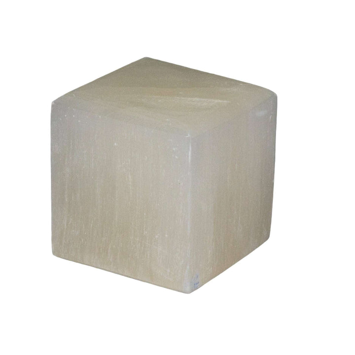 Selenite Cube 2 Inch 308g-Cubes-Crystal Destiny-Selenite-2.00"L x 2.00"W x2.00"H-Crystal Destiny