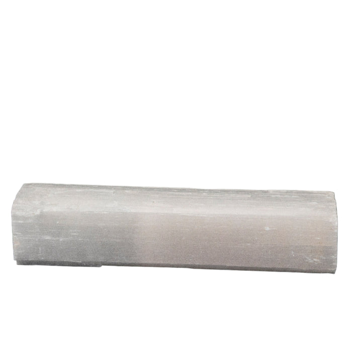 Selenite Squared Log-Raw-Crystal Destiny-Selenite-1036g - 8.50"L x 2.75"W x 2.75"H-Crystal Destiny