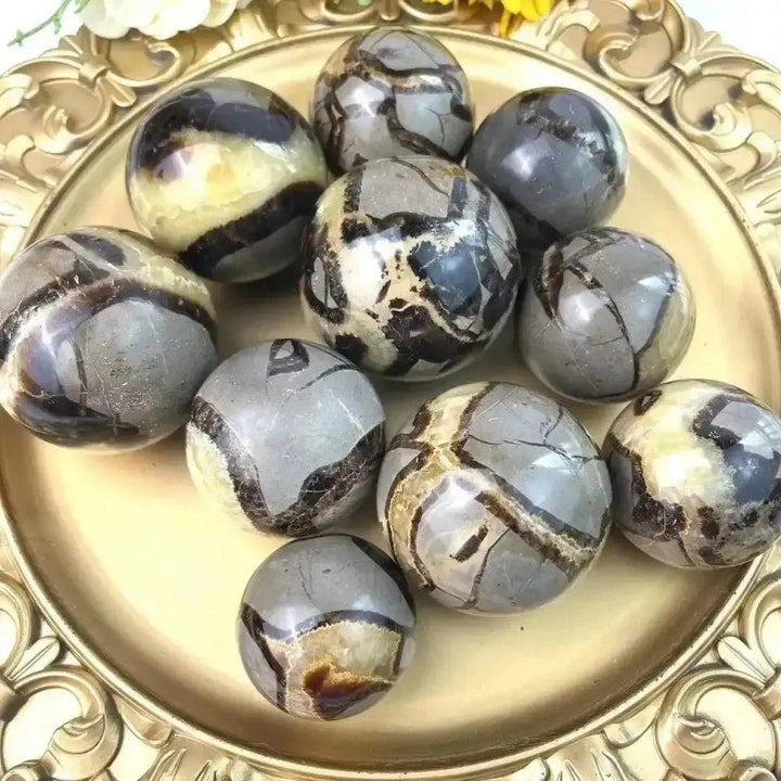 Septarian Crystal Sphere