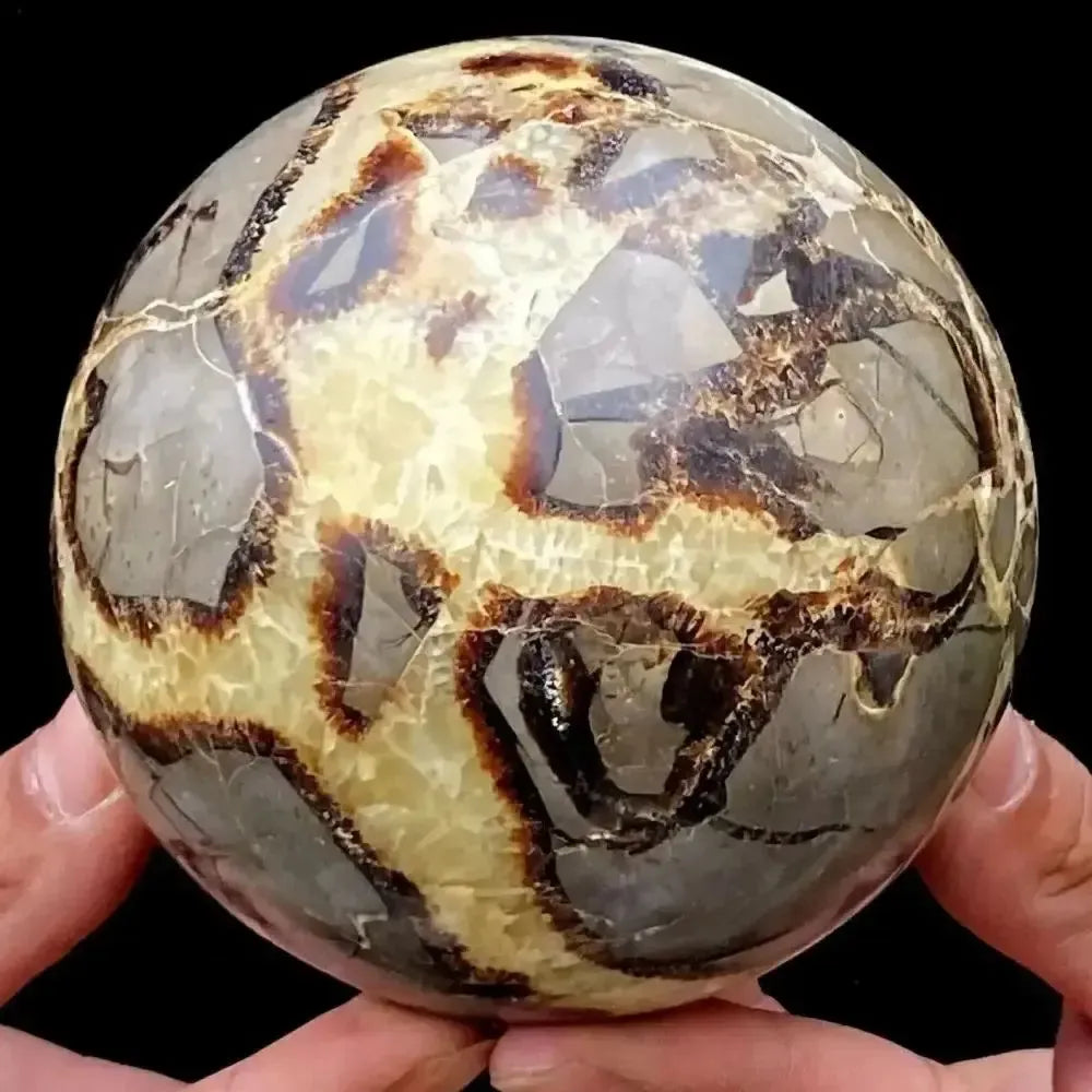 Septarian Crystal Sphere-Spheres-Ali-Septarian Stone-45-50mm-Crystal Destiny