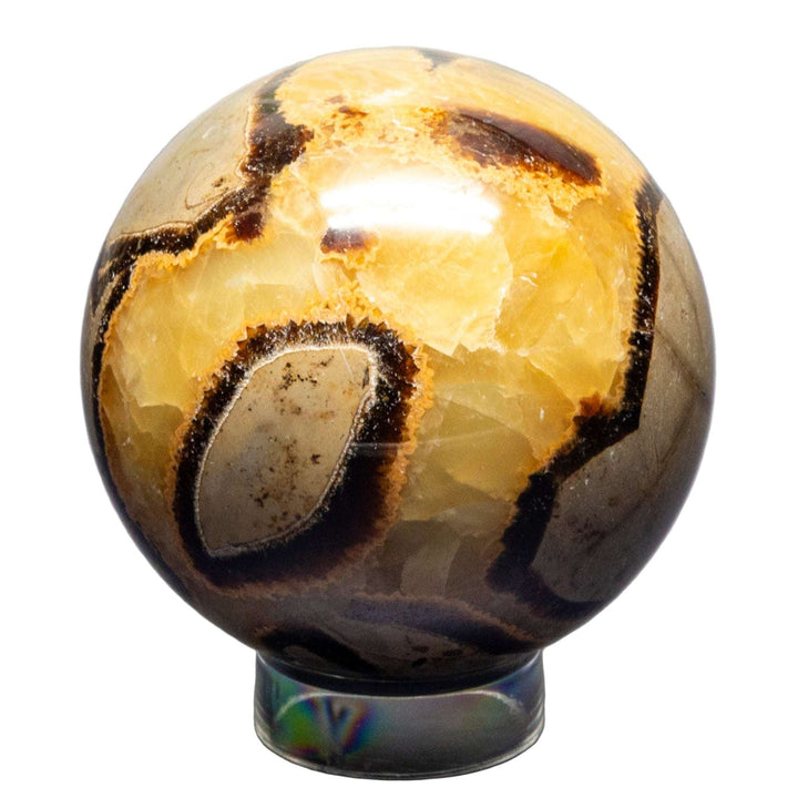 Septarian Stone Sphere 66-75mm-Spheres-Crystal Destiny-Septarian Stone-452g -66mm Diameter-Crystal Destiny