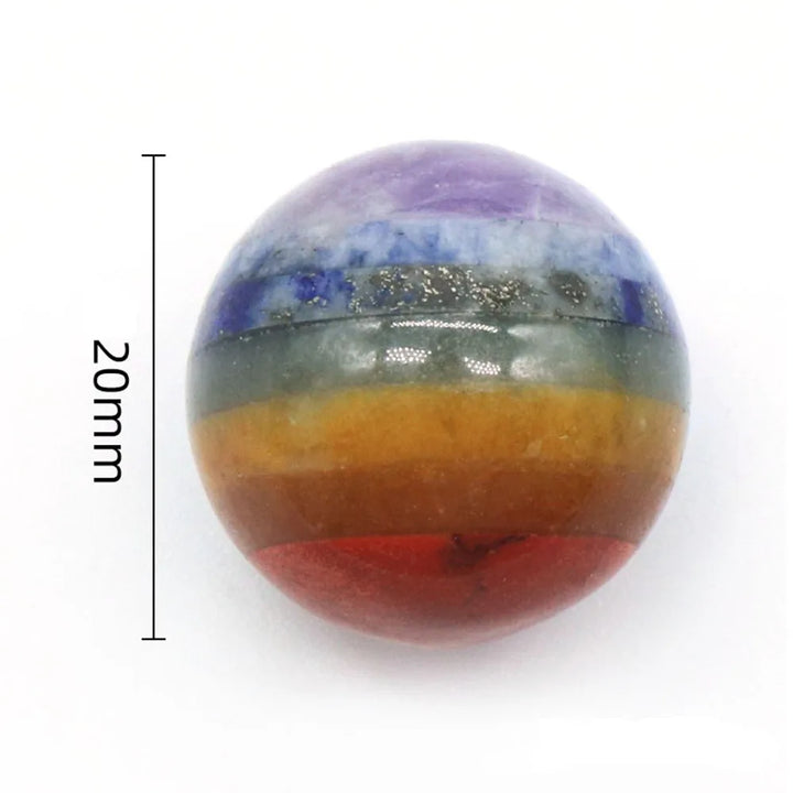 Seven Chakra Crystal Fused Polished Stone Collection