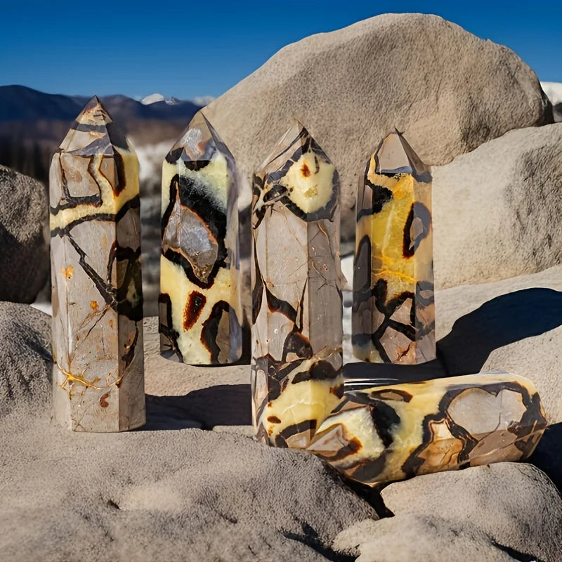 Septarian Stone Crystal Tower