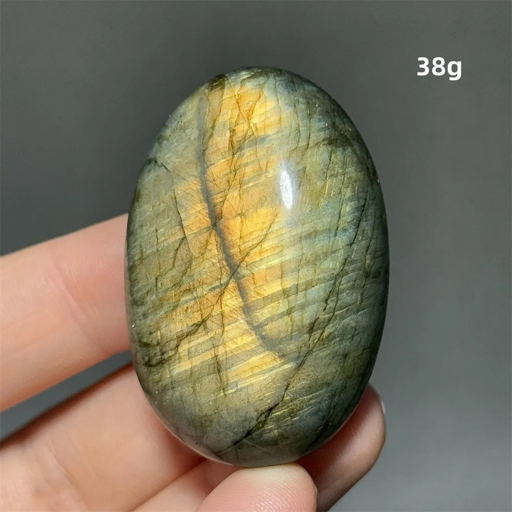 Labradorite Crystal Polished Palm Stone