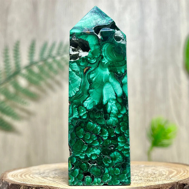 Malachite Crystal Obelisk Tower