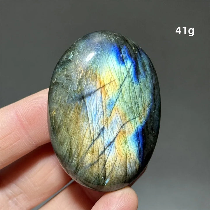 Labradorite Crystal Polished Palm Stone