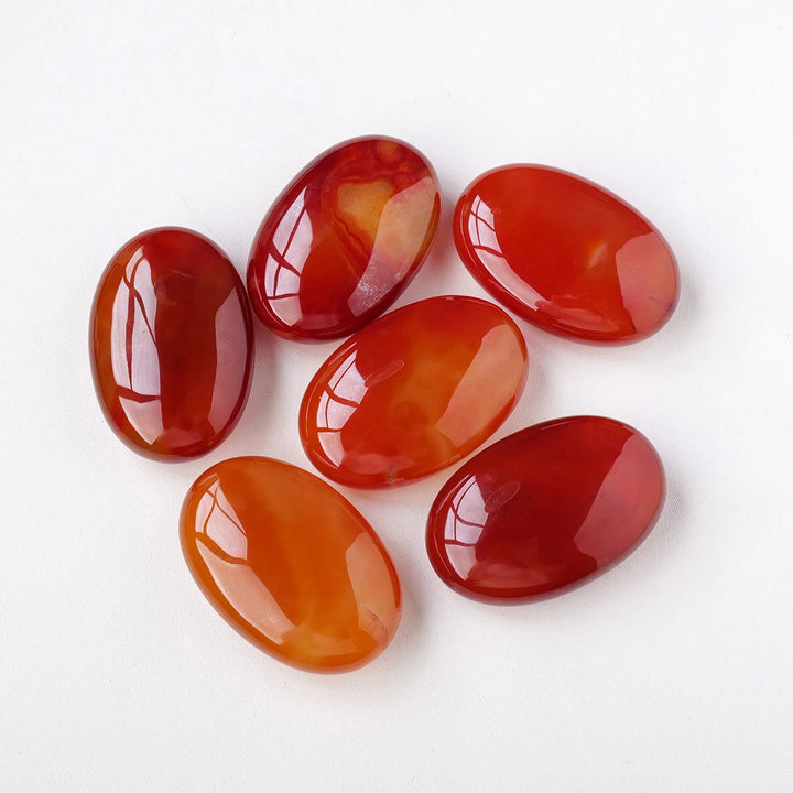 Carnelian Crystal Palm Stone