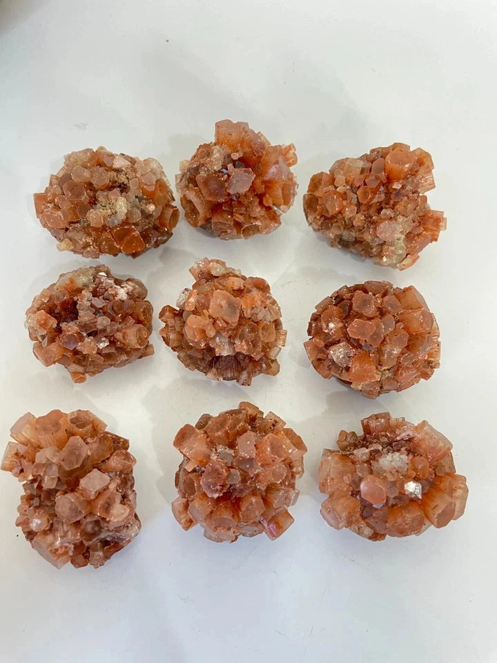 Aragonite Natural "Sputnik" Crystal Cluster Specimen from Morocco