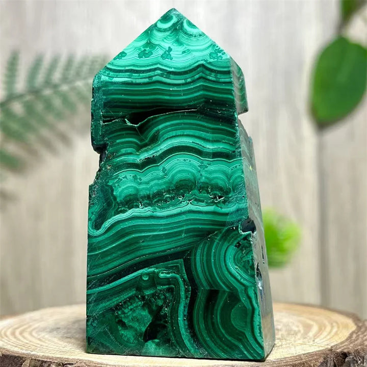 Malachite Crystal Obelisk Tower