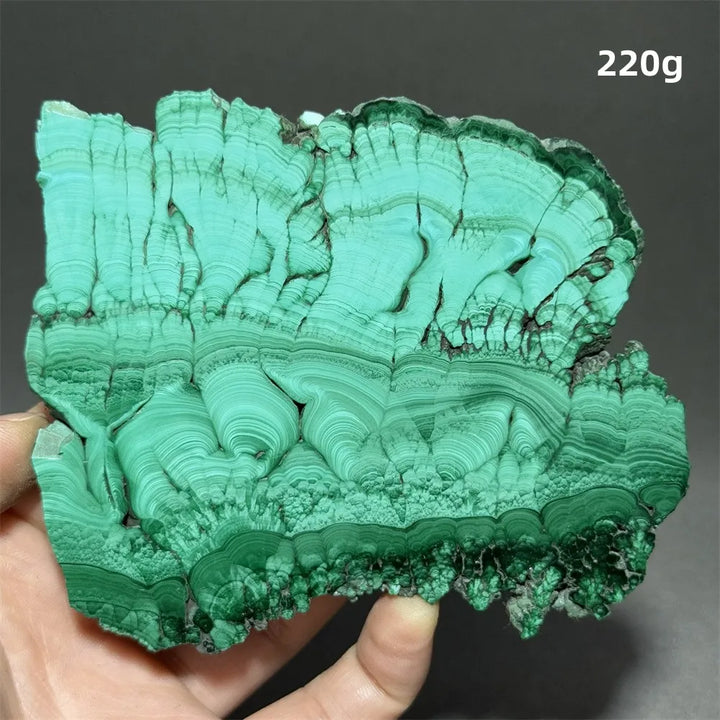 Malachite Raw Crystal Natural Stone Slice Mineral Slab
