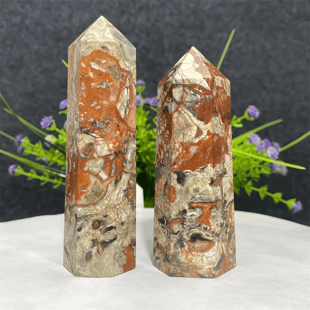 Money Agate Crystal Tower
