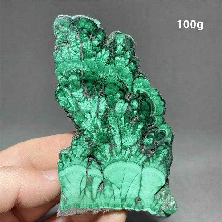 Malachite Raw Crystal Natural Stone Slice Mineral Slab