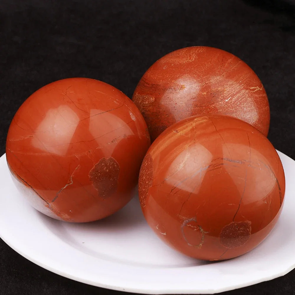 Red Jasper Crystal Polished Sphere