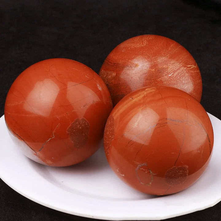 Red Jasper Crystal Polished Sphere